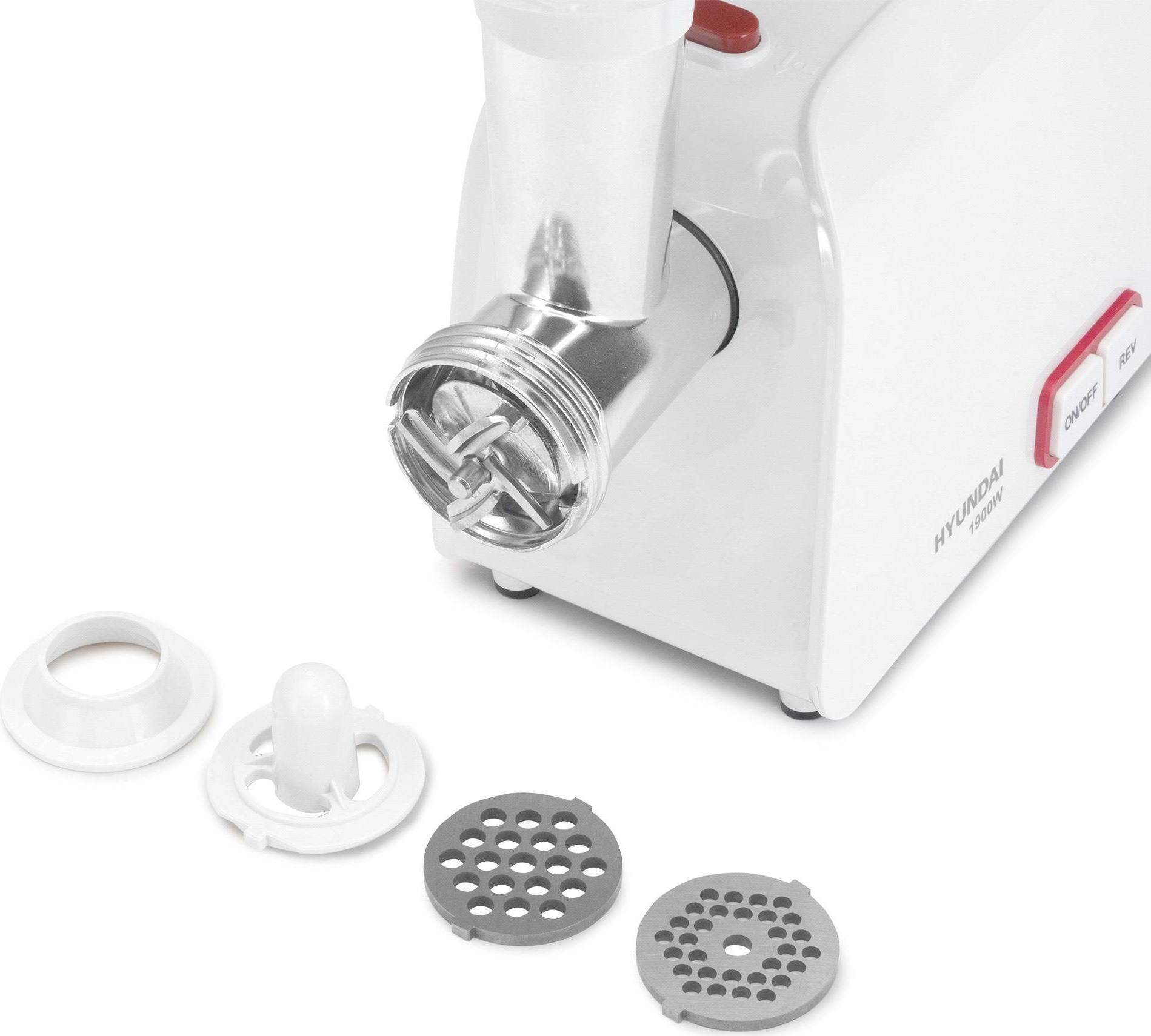 Мясорубка Hyundai HY-MG5391, Белый детальное изображение - 4