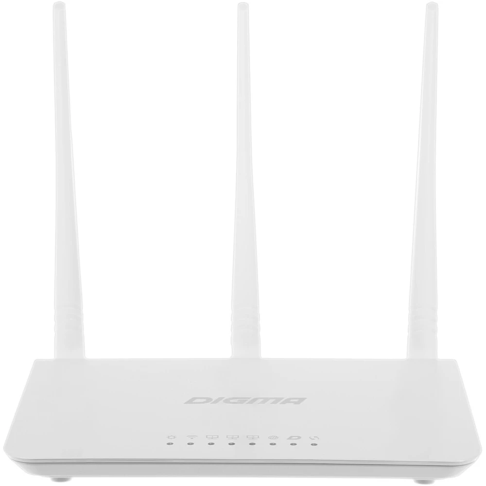 Wi-Fi маршрутизатор (роутер) Digma DWRN302, Белый детальное изображение - 1