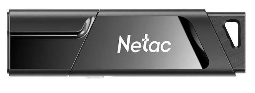 USB Flash накопитель Netac U336 USB3.2 64 ГБ, черный детальное изображение - 1