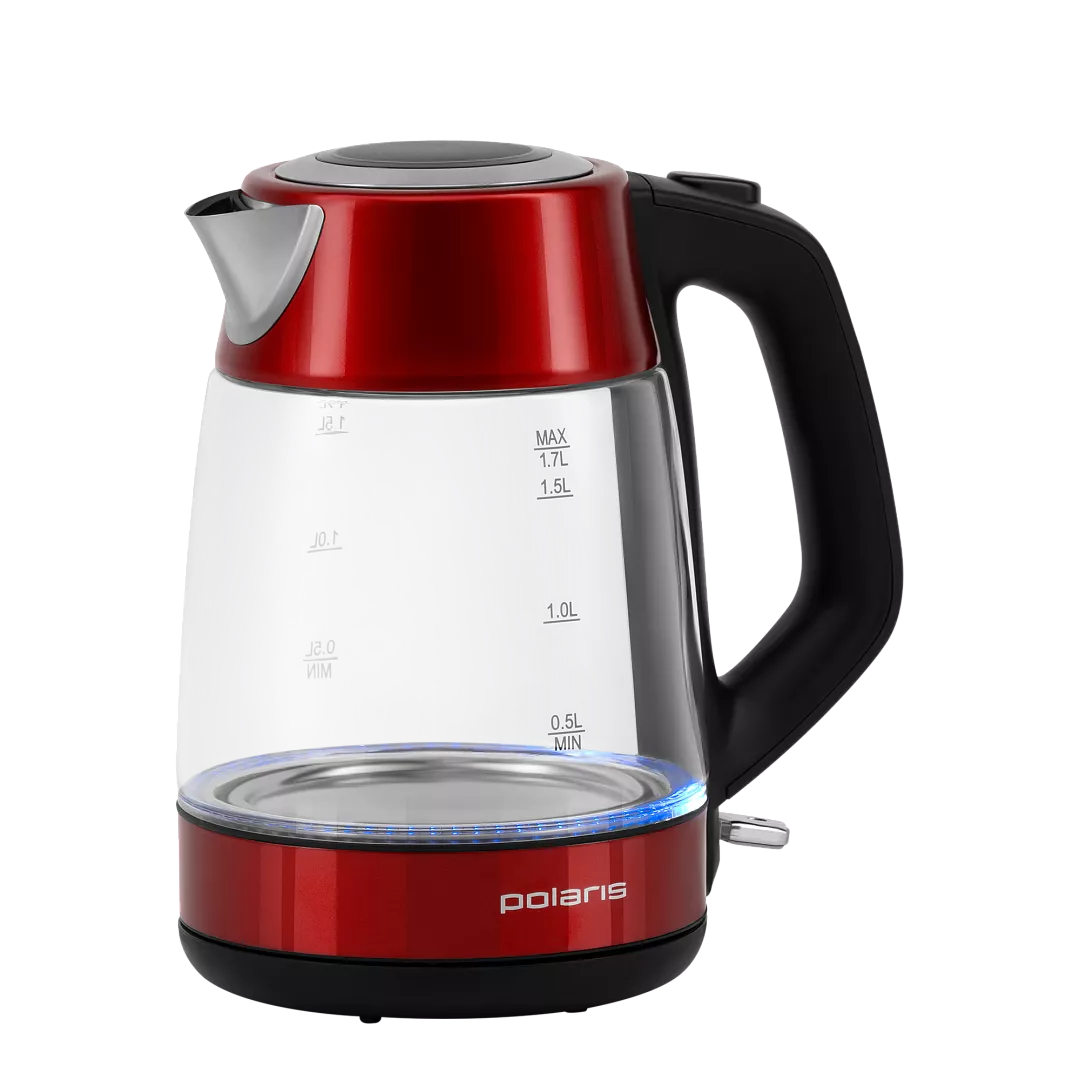 Электрочайник Polaris PWK 1760CGL, Красный детальное изображение - 3