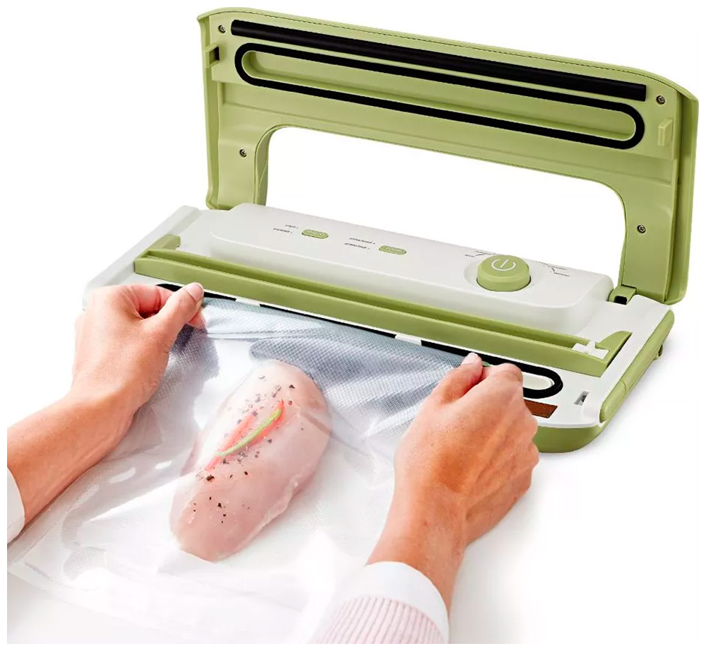 Вакуумный упаковщик Kitfort КТ-1547, Зеленый детальное изображение - 2