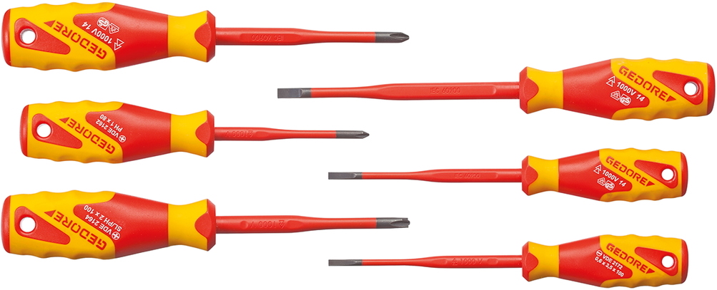 Набор инструментов Gedore VDE 2162 2172 PM 06 2928701  детальное изображение - 1