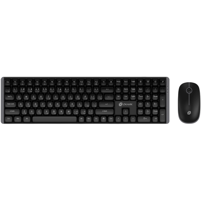 Клавиатура + мышь Oklick S315W, Черный №2