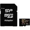 Карта памяти Silicon Power Golden Superior MicroSD + SD адаптер (SP256GBSTXDV3V1GSP), 256 Гб вариант - 1