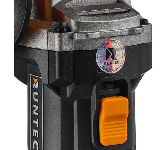 Шлифмашина RUNTEC PRO угловая, аккумуляторная, 20В, 2*4Ач, RT-AG900, 125 мм, 9000 об/мин, 900 Вт детальное изображение - 6