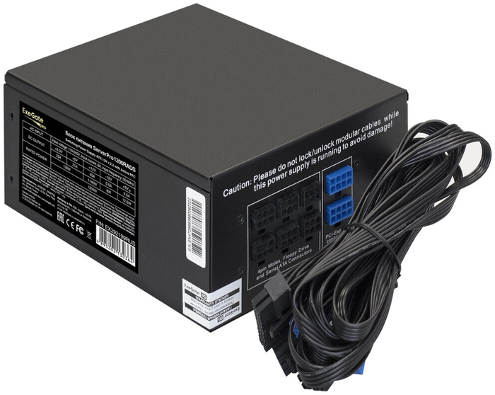 Серверный корпус ExeGate Pro 2U350-33/1200RADS (EX298273RUS), 1200 Вт, Черный №2