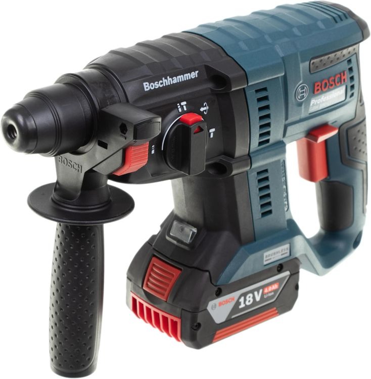 Аккумуляторный перфоратор Bosch GBH 180-LI + фитнес-браслет, 1.7 Дж, 4550 уд/мин детальное изображение - 1