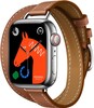 Смарт-часы Apple Watch Hermes Series 9 Silver Stainless Steel Case, 45 мм, Коричневый, Sport Band вариант - 1