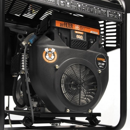 Генератор бензиновый DAEWOO GDA 12500E, 9.5 кВт, Черный детальное изображение - 5