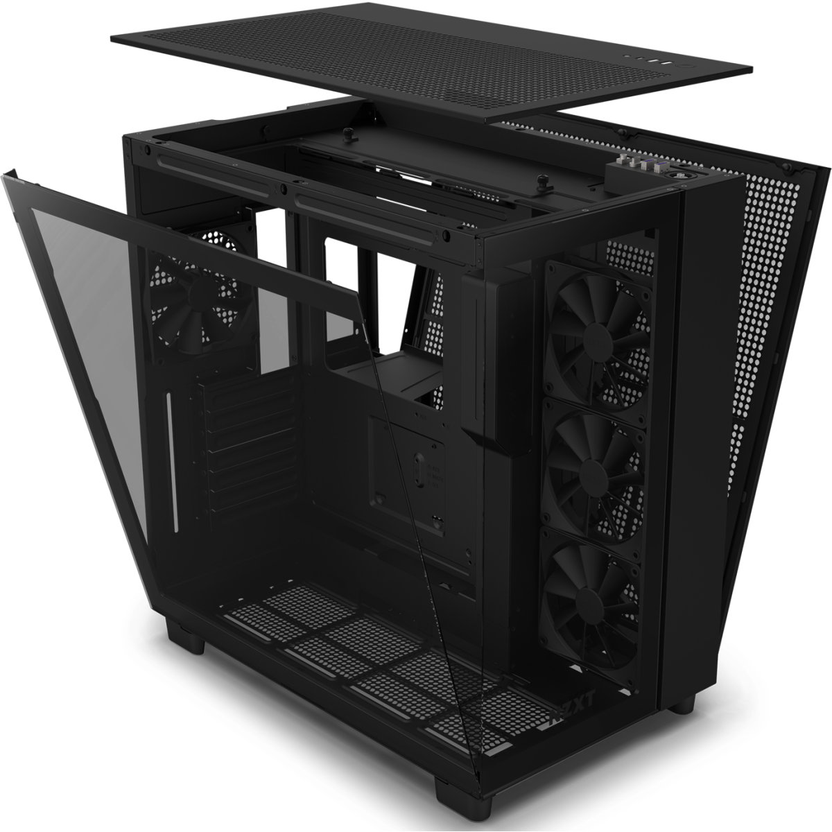 Корпус NZXT H9 Flow, Черный детальное изображение - 6