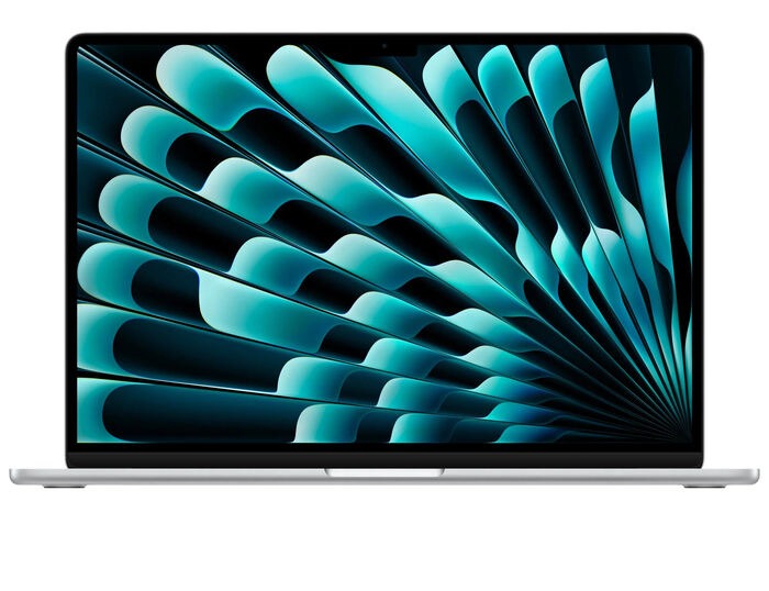 Ноутбук Apple MacBook Air 15 2024, RAM 16 ГБ, Silver, SSD 256 ГБ, Apple graphics 10-core детальное изображение - 1