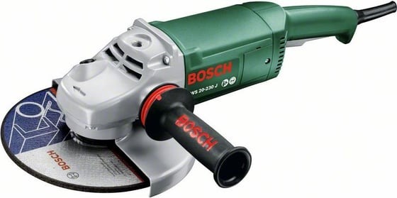 Угловая шлифмашина Bosch PWS 20-230 J 0.603.359.V00, 230 мм, 6500 об/мин, 2000 Вт детальное изображение - 1