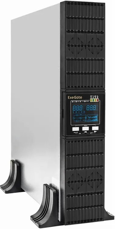 ИБП ExeGate PowerExpert ULS-575-6kVA.LCD.AVR.T.USB.RS232.SNMP.2U детальное изображение - 1