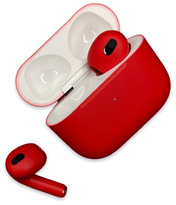 Беспроводные наушники Apple AirPods 3, Красный матовый детальное изображение - 3