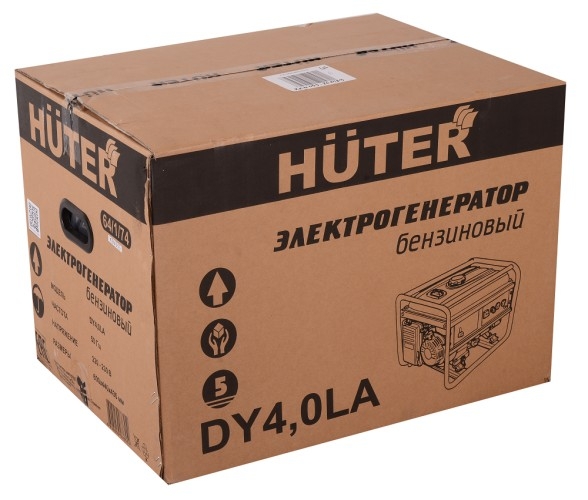 Генератор бензиновый HUTER DY4,0LA 64/1/74, 3 кВт, Черный детальное изображение - 6