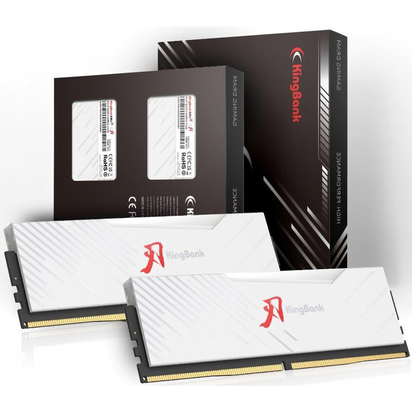 Оперативная память KingBank RGB DDR5 6400MHz, K5.01.FLA5FE9301, 2x32 Гб KIT, 64 Гб детальное изображение - 3