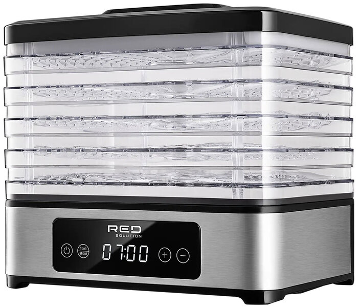 Сушилка для овощей и фруктов Red Solution DD011V, 400 Вт, Серебристый №2