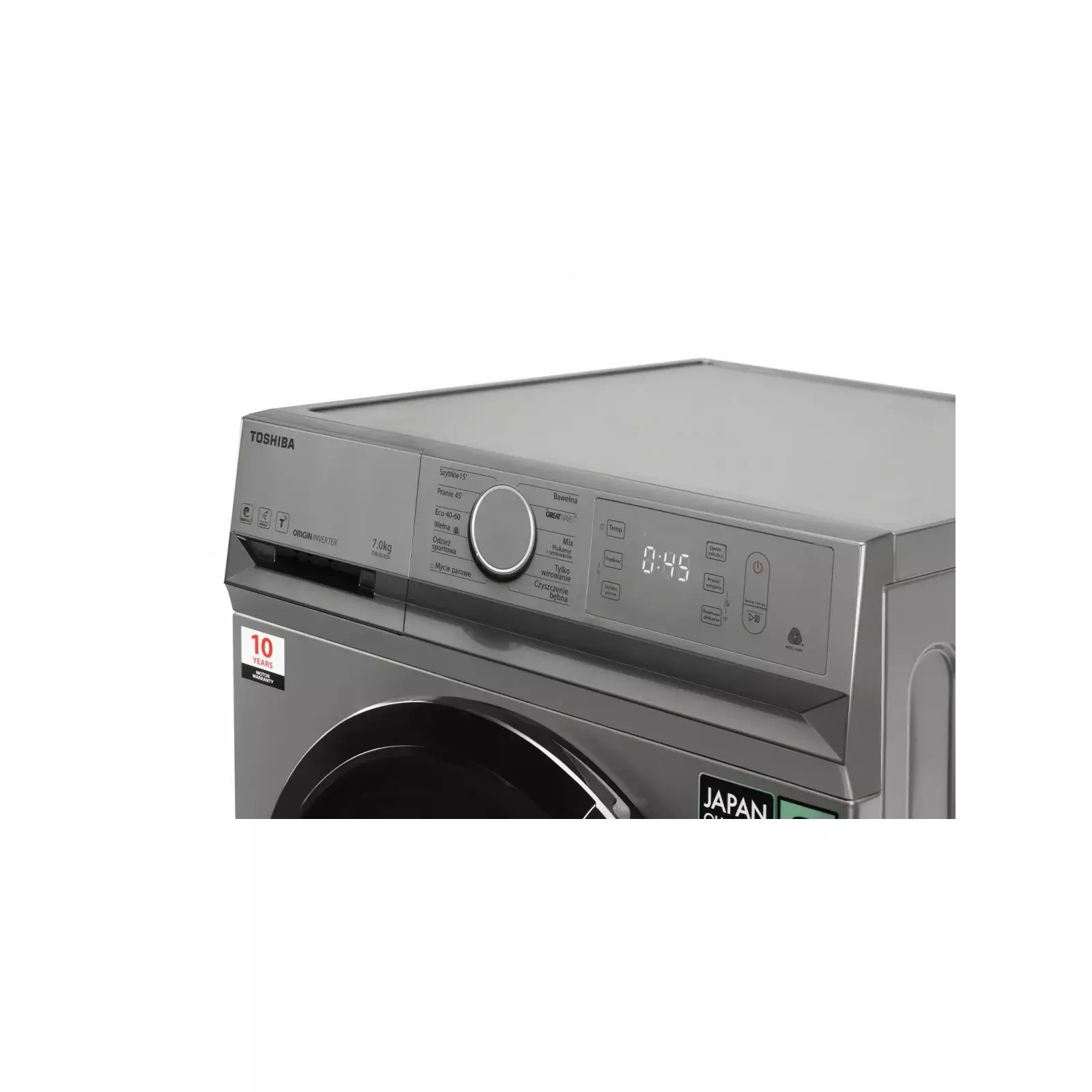 Стиральная машина Toshiba TW-BL80A2PL SS, Серебристый детальное изображение - 3