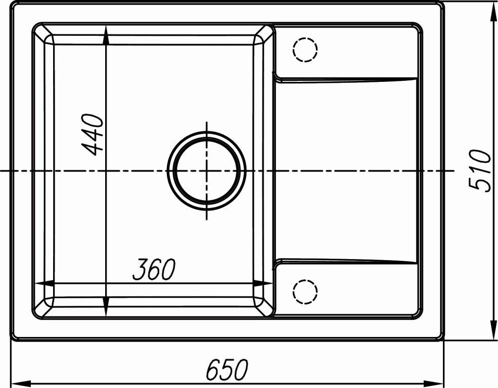 Кухонная мойка Dr. Gans Techno 650  детальное изображение - 3