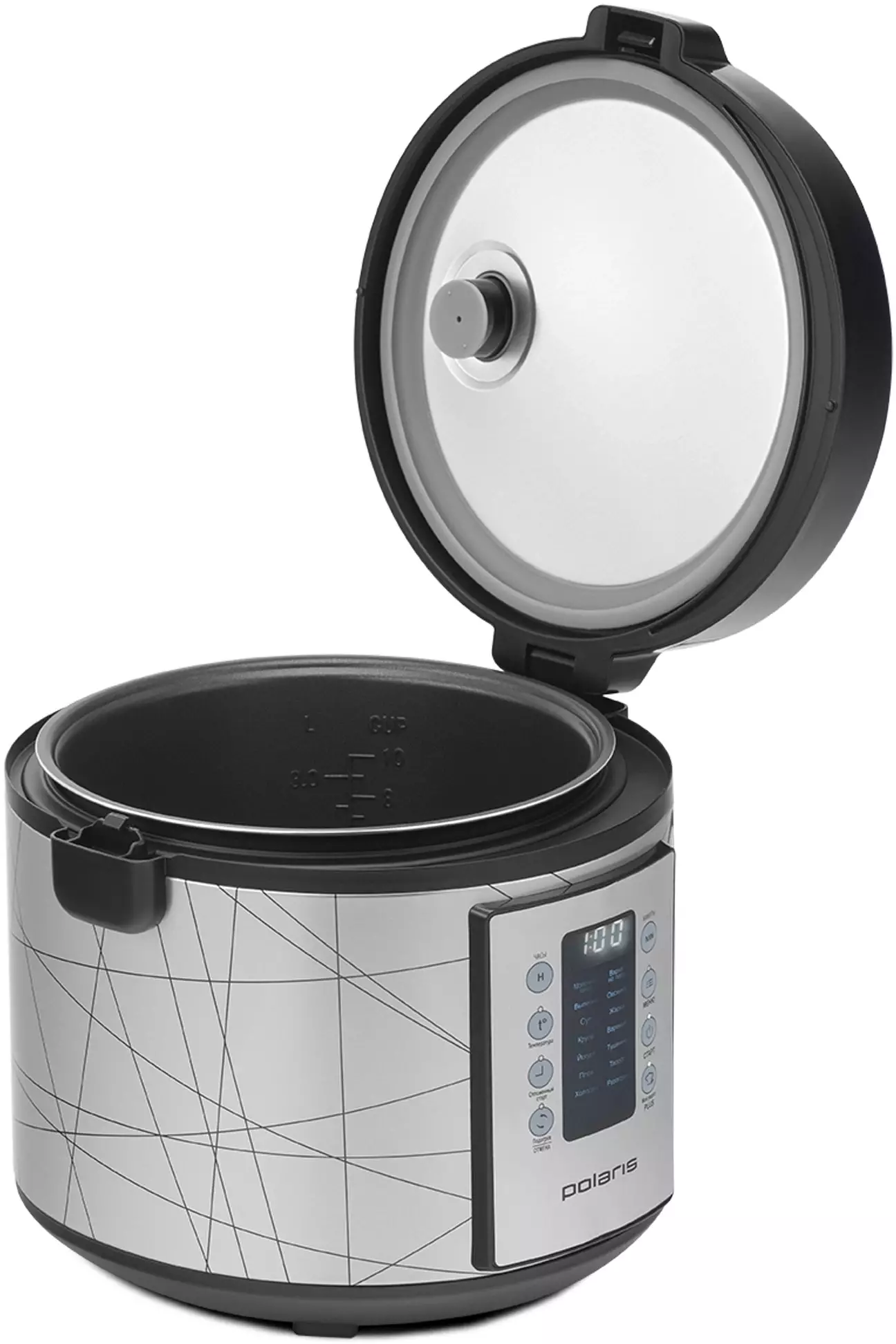 Мультиварка Polaris IQ Home PMC 5020 Wi Fi, Серебристый детальное изображение - 4