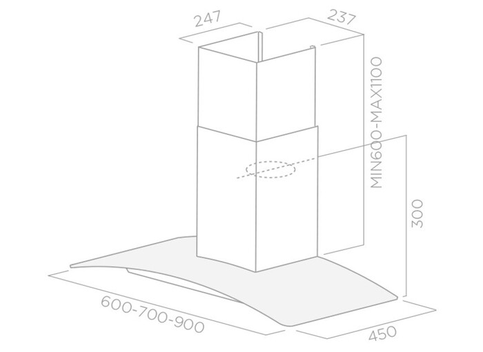 Вытяжка Elica Circus Plus IX/A/60, Серебряный №2