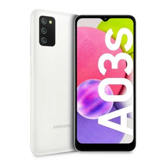 Смартфон Samsung Galaxy A03s 32 ГБ, Белый, Dual nano SIM детальное изображение - 2