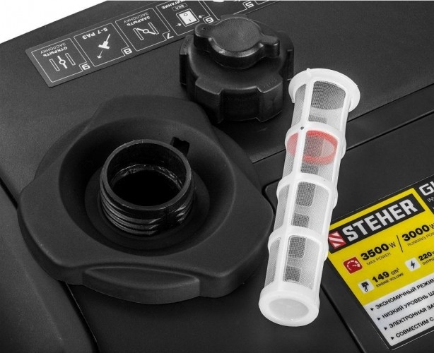 Генератор бензиновый STEHER GI-4000, 3 кВт, Желтый детальное изображение - 5