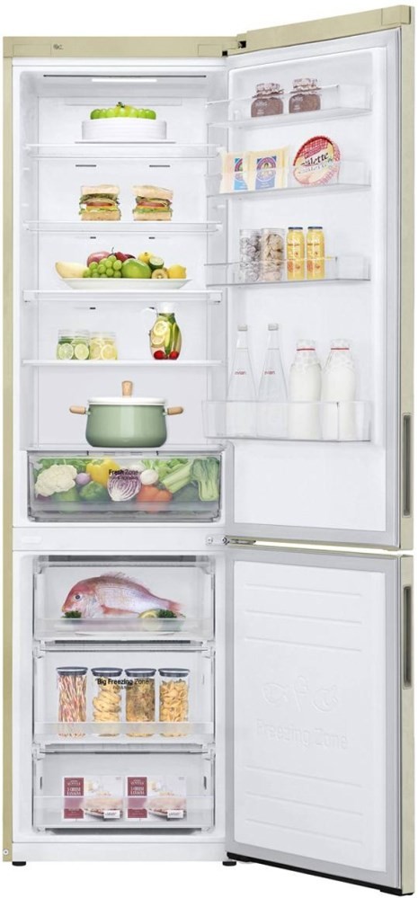 Холодильник LG GA-B509CESL, Бежевый детальное изображение - 5