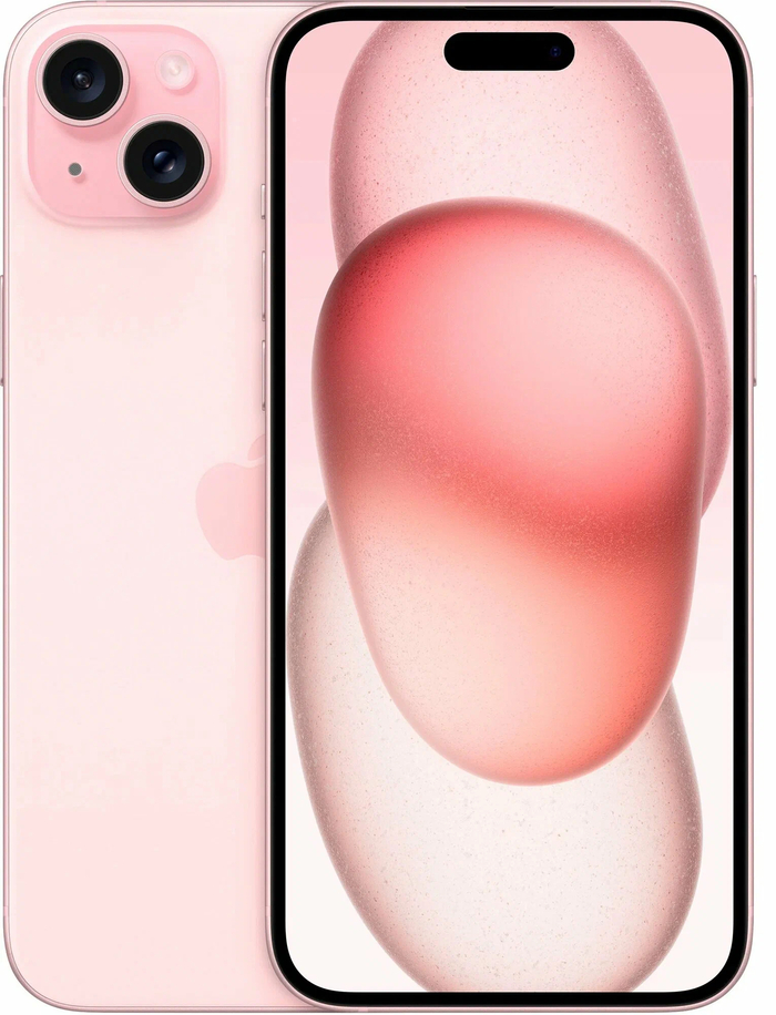 Смартфон Apple iPhone 15 Plus 256 Гб, Розовый, Dual nano SIM №1