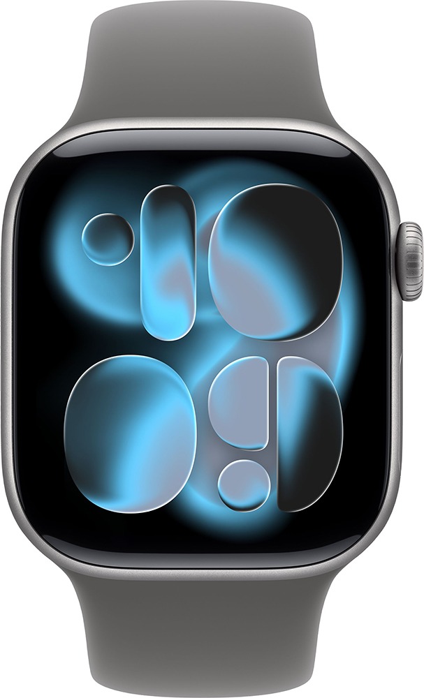 Умные часы Apple Watch Series 11 46 мм, Space Gray Aluminium Case with Black Sport Band, GPS + Cellular, Космический серый детальное изображение - 2