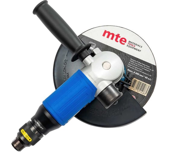 Угловая пневматическая шлифмашина MTE (УШМ), 6701R 27038180, 180 мм, 7600 об/мин детальное изображение - 2