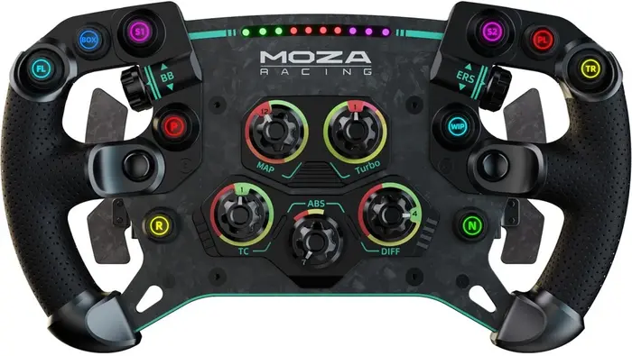 Рулевое колесо MOZA GS V2P Steering Wheel Leather RS056, Черный №1