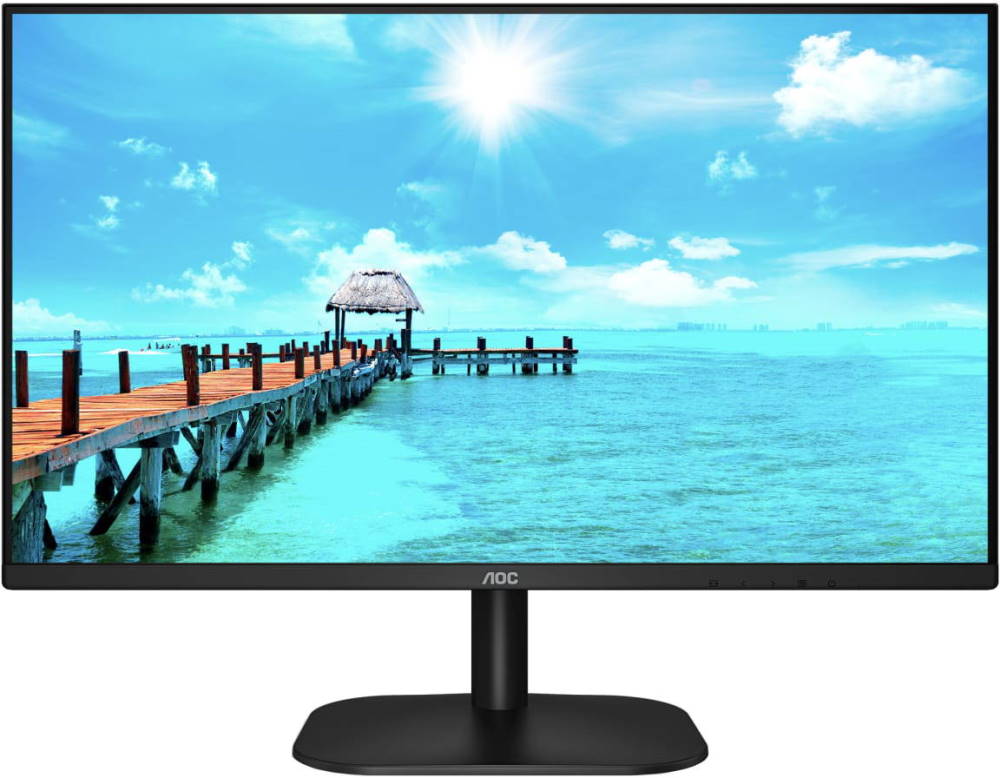 Монитор AOC 24B2XHM2, 23.8″, 1920x1080, 75 Гц, Черный детальное изображение - 1