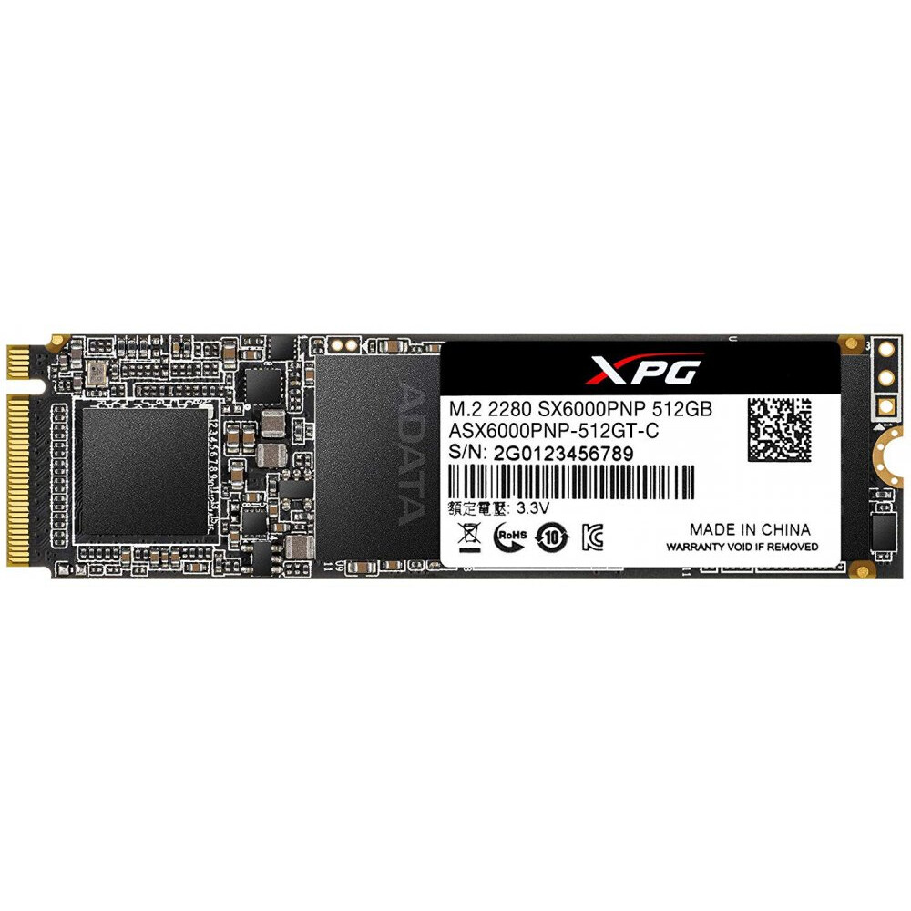 Накопитель SSD ADATA XPG SX6000 Pro ASX6000PNP-512GT-C, 512 Гб детальное изображение - 1