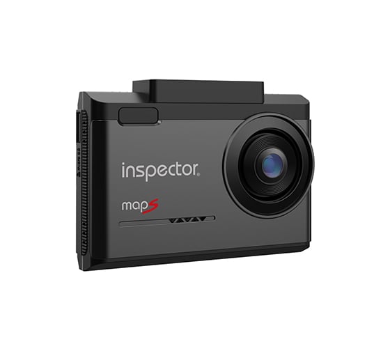 Автомобильный видеорегистратор с радар-детектором INSPECTOR MapS, 1920x1080 Full HD dpi, MicroSD, 256 ГБ, Черный детальное изображение - 1