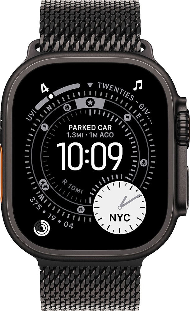 Умные часы Apple Watch Ultra 3 49 мм, Black Titanium Case with Black Ocean Band, Черный детальное изображение - 2