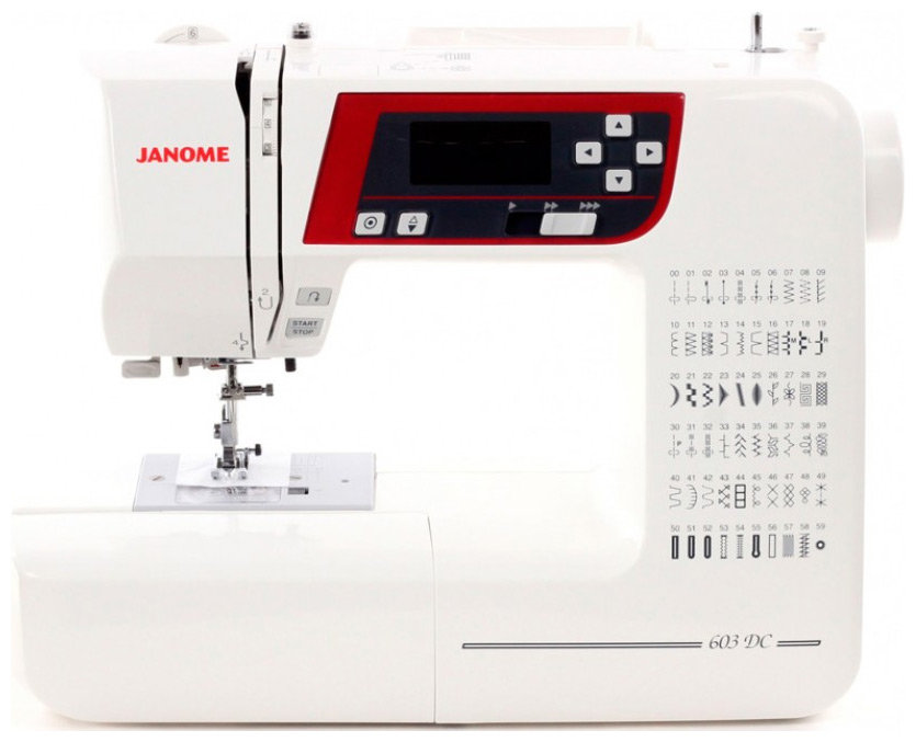 Швейная машина Janome 603DC, Белый детальное изображение - 1