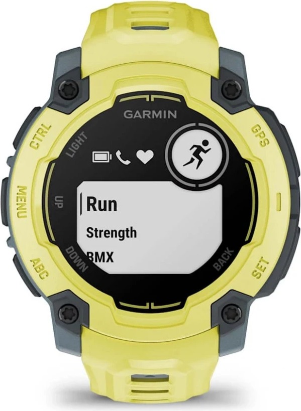 Смарт-часы Garmin Instinct E Limited edition, 45 мм, Electric Lime with Electric Lime Band, Желтый детальное изображение - 3