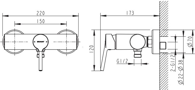 Смеситель Bravat Palace F9172217CP-01-RUS детальное изображение - 3