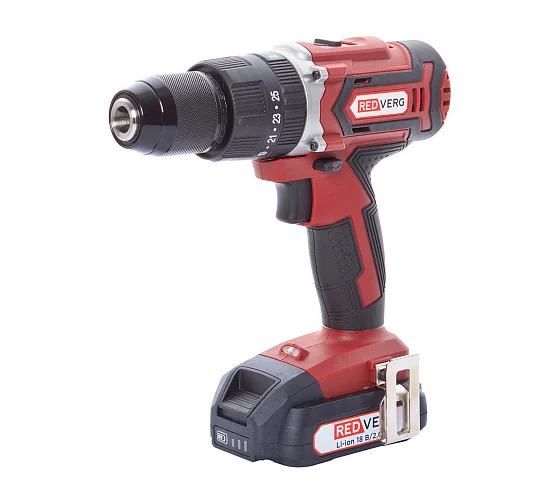 Аккумуляторная дрель-шуруповерт REDVERG RD-IS18/U 6672863, 20 В, 45 Нм, 2 А·ч детальное изображение - 2