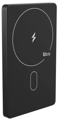 Внешний аккумулятор Uzay Slim (2011001), 5000 мАч, Черный детальное изображение - 4
