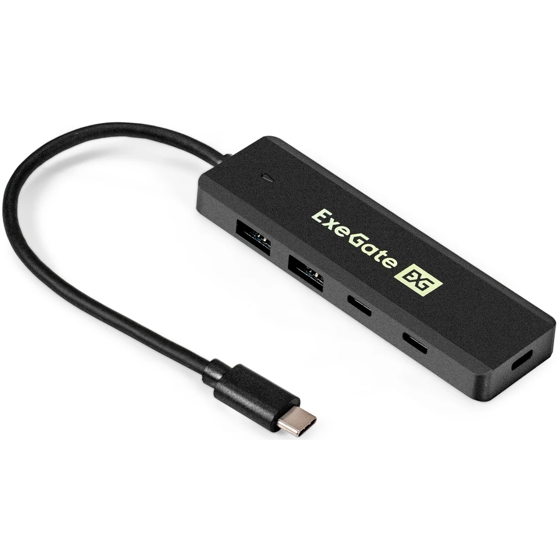 USB-концентратор ExeGate DUB-2C2P/5G, Черный детальное изображение - 1