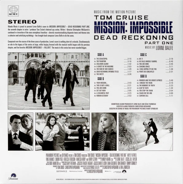 Виниловая пластинка OST – Lorne Balfe – Mission: Impossible – Dead Reckoning Part One 2LP детальное изображение - 2