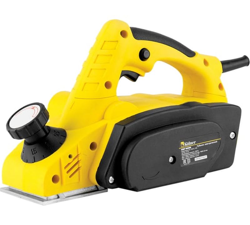 Электрический рубанок Kolner кн900еп, 900 Вт,  Желтый детальное изображение - 1