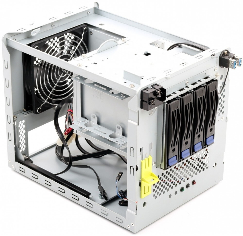 Серверный корпус InWin IW-MS04-1, 265 Вт, Черный детальное изображение - 6