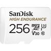 Карта памяти SanDisk High Endurance MicroSD + SD адаптер (SDSQQNR-256G-GN6IA), 256 Гб вариант - 1