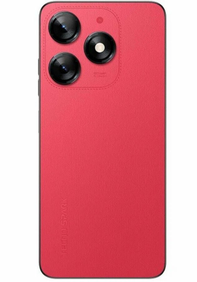 Смартфон Tecno SPARK 10 8/128 Гб, Красный, Dual nano SIM детальное изображение - 4