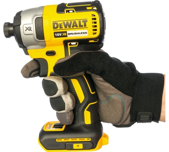 Аккумуляторный ударный гайковерт DeWALT DCF887N, без АКБ и ЗУ, 18 В, 205 Нм детальное изображение - 4