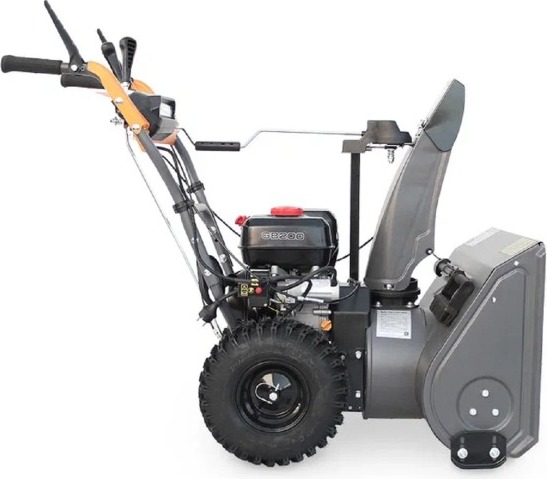 Снегоуборщик бензиновый VILLARTEC WB5561E, 5.5 л.с., 4200 Вт, Серый/Оранжевый детальное изображение - 4
