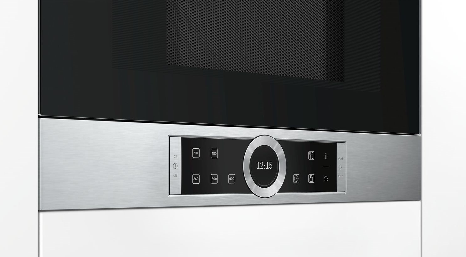 Встраиваемая микроволновая печь Bosch BFL 634GS, Серебристый детальное изображение - 2